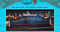 Desktop Screenshot of chowderpothartford.com